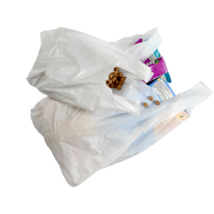 Bolsas Camiseta Blanca Hueso